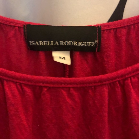 Isabella Rodriguez Red blouse - Picture 2 of 4